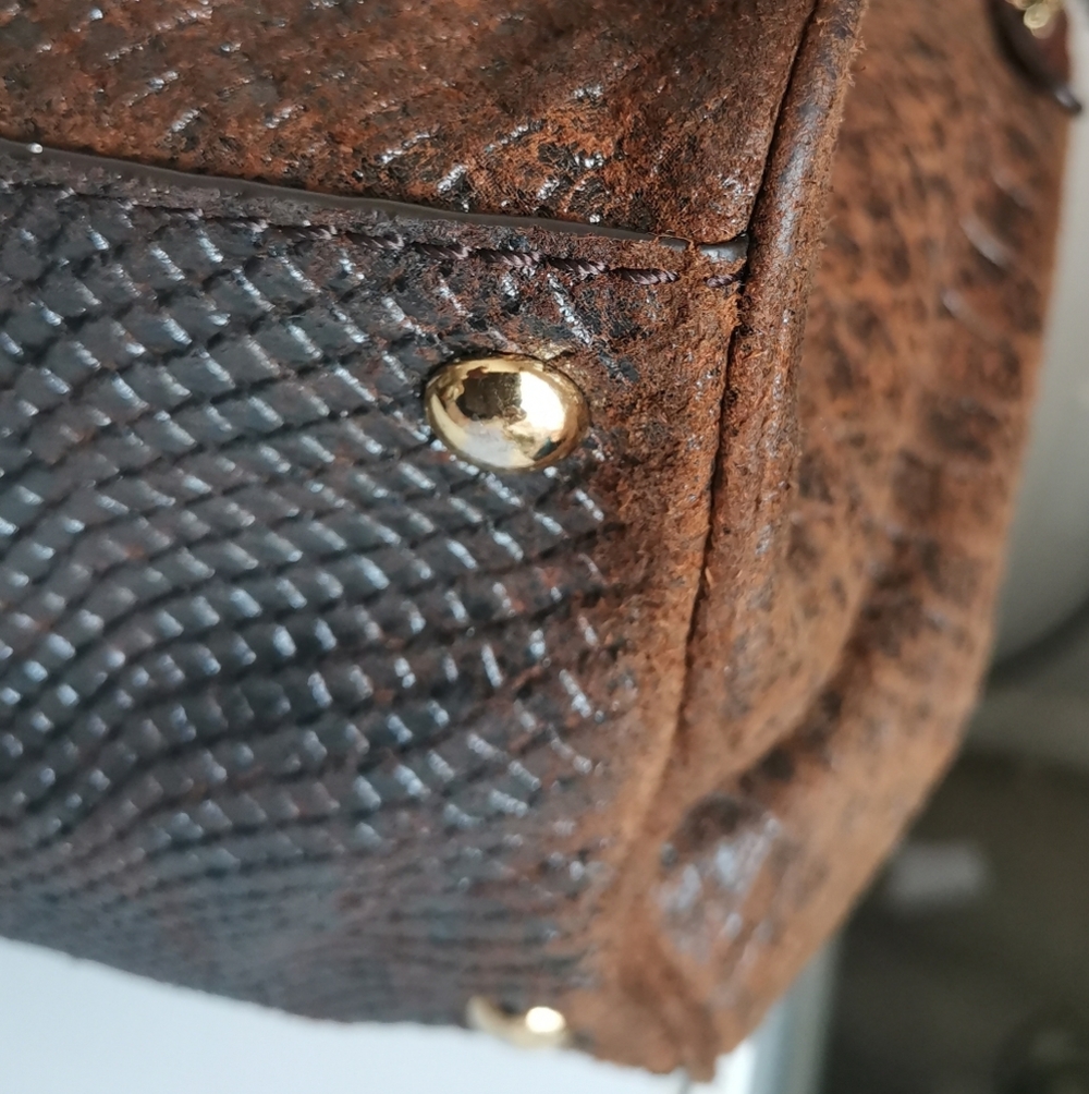Michael Kors  Embossed Python Bag - Picture 5 of 10